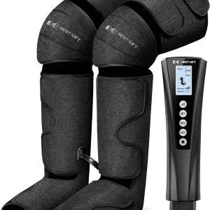 NEXPURE Leg Massager with Heat, Compression Calf Thigh Foot Massage, Adjustable Wraps Design for Most Size, with 3 Modes 3 Intensities, FSA and HSA Eligible, Gift for Mom Dad