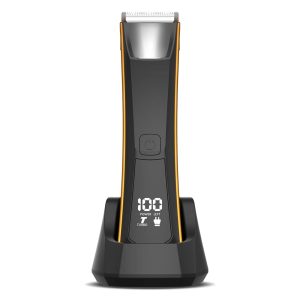 Febfoxs Body Hair Trimmer for Men Women,2 Speeds Showerproof Trimmer for Pubic Hair, Women's Waterproof Bikini Trimmers, Replaceable Ceramic Blade, Ball Trimmer/Shaver Hygiene Razor