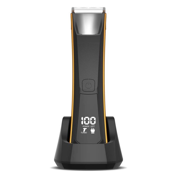 Febfoxs Body Hair Trimmer for Men Women,2 Speeds Showerproof Trimmer for Pubic Hair, Women's Waterproof Bikini Trimmers, Replaceable Ceramic Blade, Ball Trimmer/Shaver Hygiene Razor
