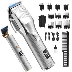 NEXPURE Hair Clippers,Professional Clippers and Trimmer Sets,Cordless Barber Clipper with High Battery Capacity,LED Display– for Men, Women, and Children