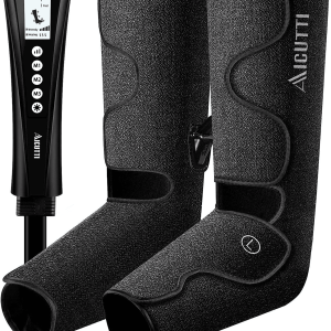 NEXPURE Leg Massager for Circulation, Foot and Calf Massager Machine with 5 Modes 4 Intensities, FSA and HSA Eligible, Gift for Women Men Dad Mom, Over Wide Size Leg Wraps Home Use