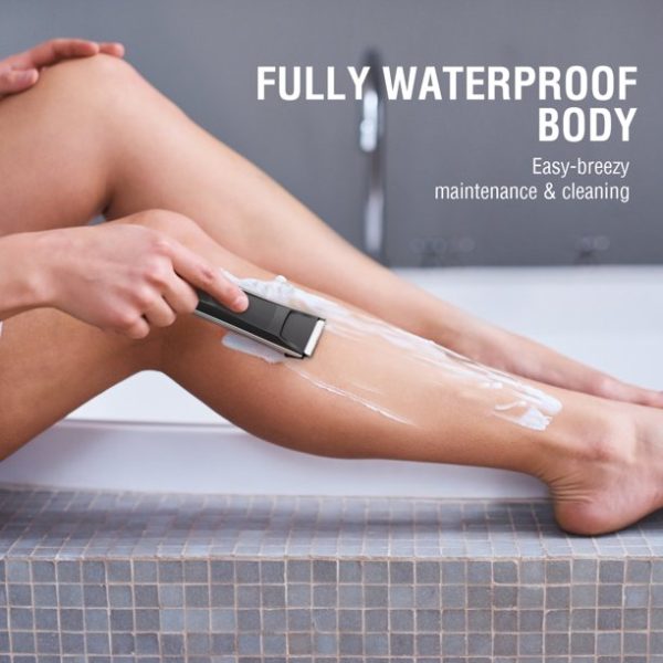 Direct Body Trimmer,IPX5 Waterproof Hair Trimmer - 2 Speeds, Men and Women Waterproof Bikini & Pubic Hair Trimmer, LCD Baterry Display, USB Recharge Dock & LED Light - 图片 8