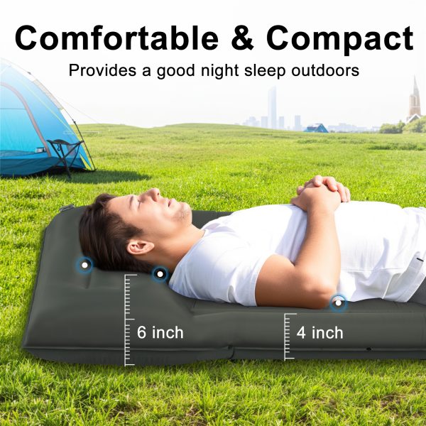 Camping Sleeping Pad, Ultralight Camping Sleeping Mat, Portable Durable Waterproof Camping Pad for Backpacking, Hiking, Tent, Traveling - 图片 3