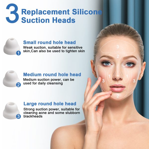 NEXPURE Blackhead Remover Vacuum, Blackhead Extractor with Camera, Pore Cleanser for Men and Women, Skin Care Tool with 5 Probes - 图片 3