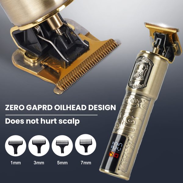 NEXPURE Hair Beard Trimmer Razor Shavers Grooming Kit, Electric Razor Shavers and Hair Clipper with LCD Display for Men Father Husband Birthday Gifts - 图片 3