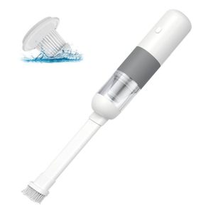 FEBFOXS Portable Car Vacuum 7kpa Handheld Vacuum Cordless Hand Vacuum Powerful Dustbuster Multi-purpose for Home Car, USB Charging & 2 in 1 Blowing and sucking