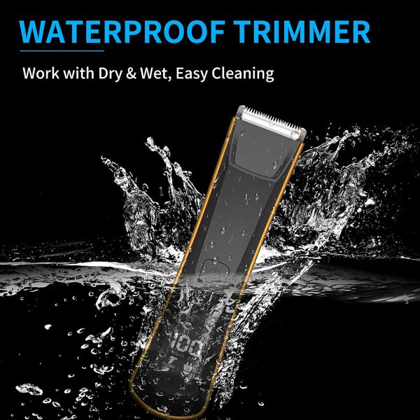 Febfoxs Body Hair Trimmer for Men Women,2 Speeds Showerproof Trimmer for Pubic Hair, Women's Waterproof Bikini Trimmers, Replaceable Ceramic Blade, Ball Trimmer/Shaver Hygiene Razor - 图片 2