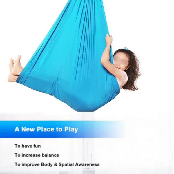 Sensory Swing for Kids with Special Needs Therapy Swing Cuddle Swing Indoor Outdoor Kids Swing Hammock for Child & Adult with Asperger, Autism, ADHD, Sensory Integration - Image 5