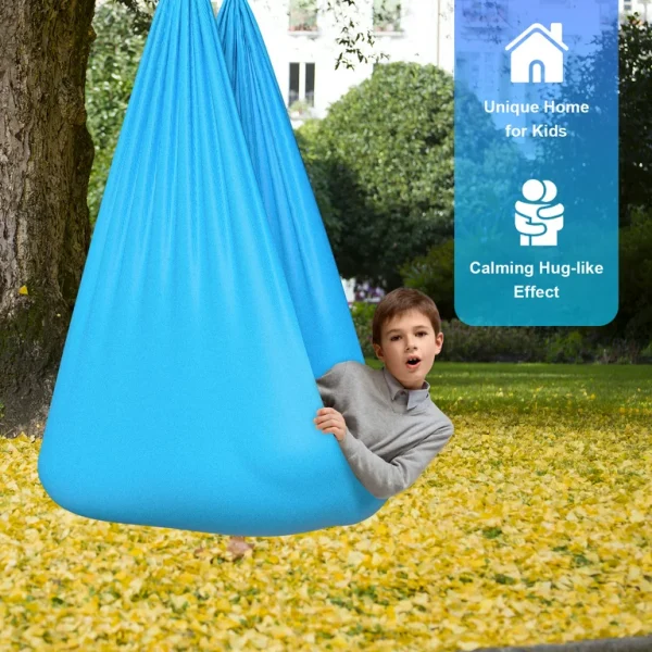 Sensory Swing for Kids with Special Needs Therapy Swing Cuddle Swing Indoor Outdoor Kids Swing Hammock for Child & Adult with Asperger, Autism, ADHD, Sensory Integration - Image 4