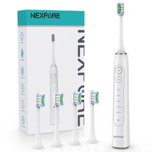 NEXPURE Sonic Electric Toothbrush, Electric Toothbrush for Adults ,48000VPM Deep Cleaning, 5 Modes with Smart Timer