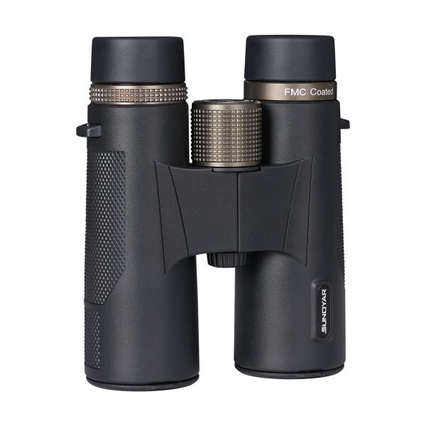 10x42 Binoculars for Adults, Compact HD High Powered Binoculars with Low Night Vision Large Field Binoculars with BAK4 Prism FMC Lens for Hunting Bird Watching Sports
