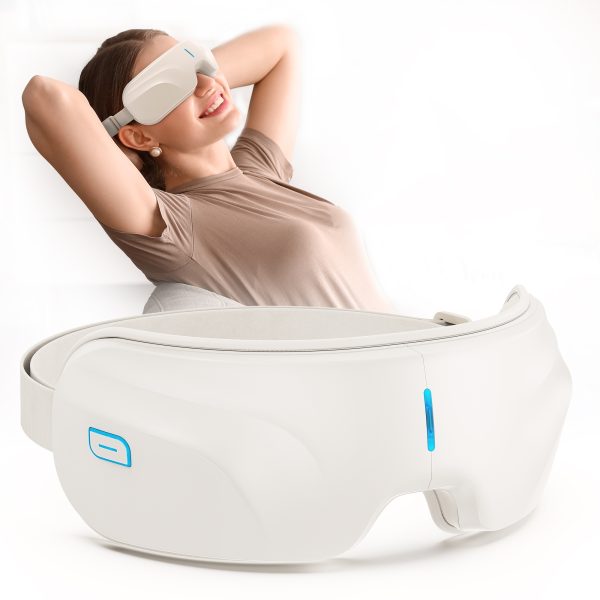 NEXPURE Eye Massager, Heated Eye Mask with Bluetooth Music,Compression,Smart Eye Massager to Migraine Relief,Gift for Women/Men